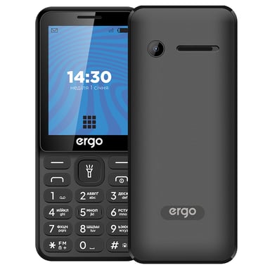 Мобільний телефон Ergo E284 Black - фото 1