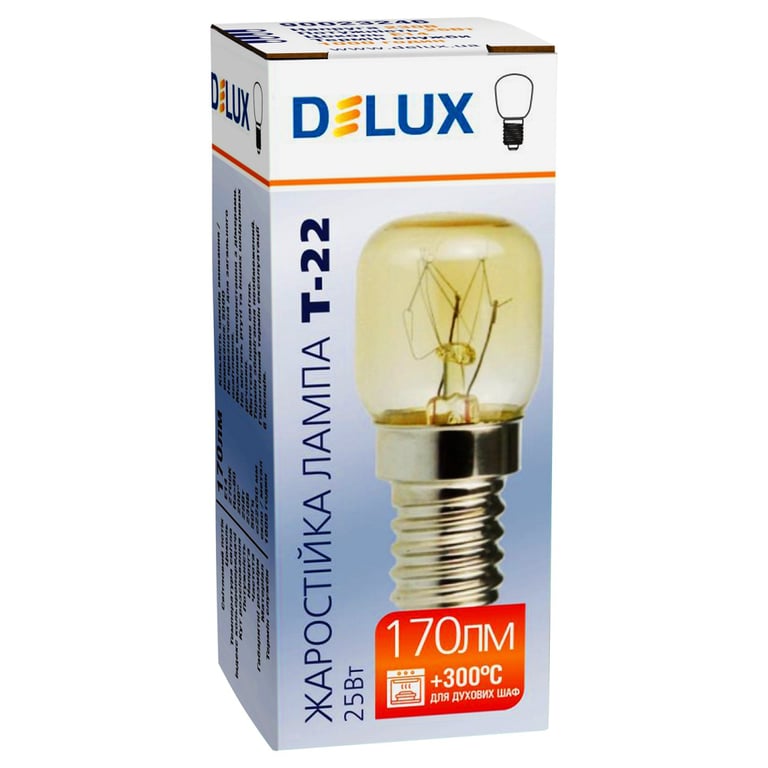 Лампочка Delux T20 жаростійка для духовок (90023246) - фото 2