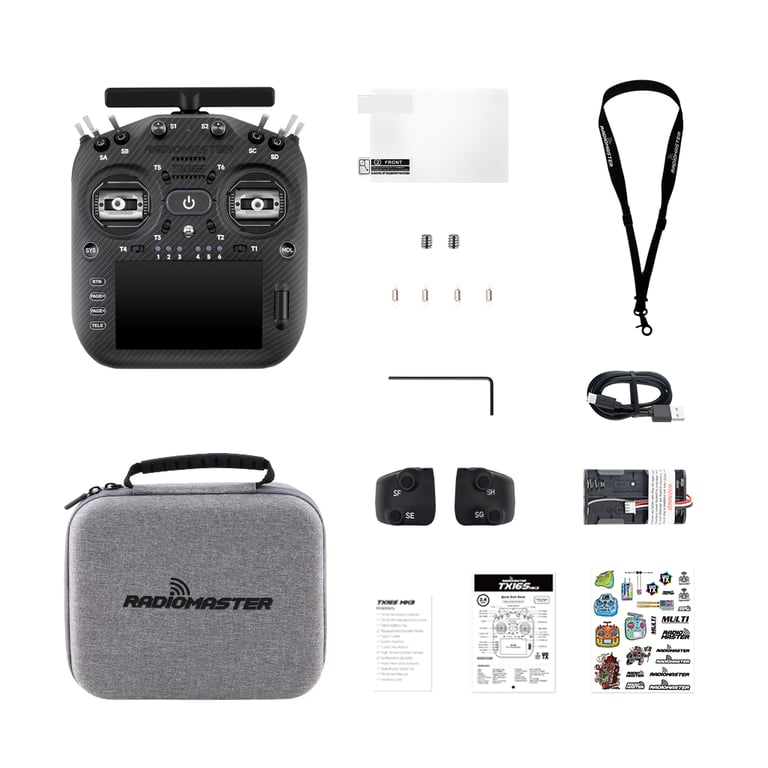 Пульт управління для дрона RadioMaster TX16S MK3 MAX ELRS M2 Black (TX16S-MK3MAX-BLK) - фото 4