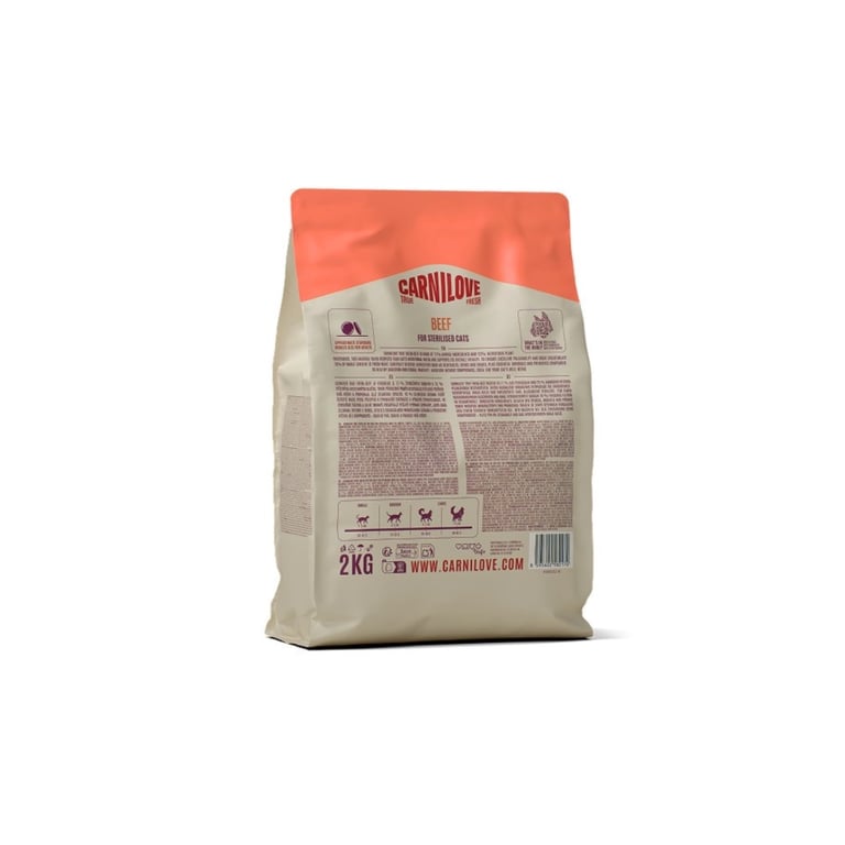Сухий корм для кішок Carnilove True Fresh Beef Sterilised 2 кг (8595602582174) - фото 2