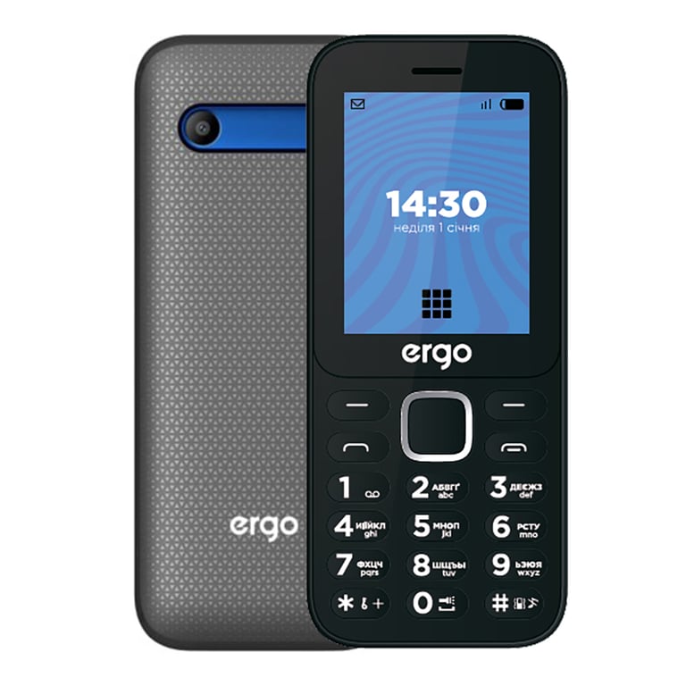 Мобільний телефон Ergo E241 Blue - фото 1
