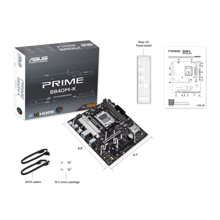 Материнська плата ASUS PRIME B840M-K - фото 7