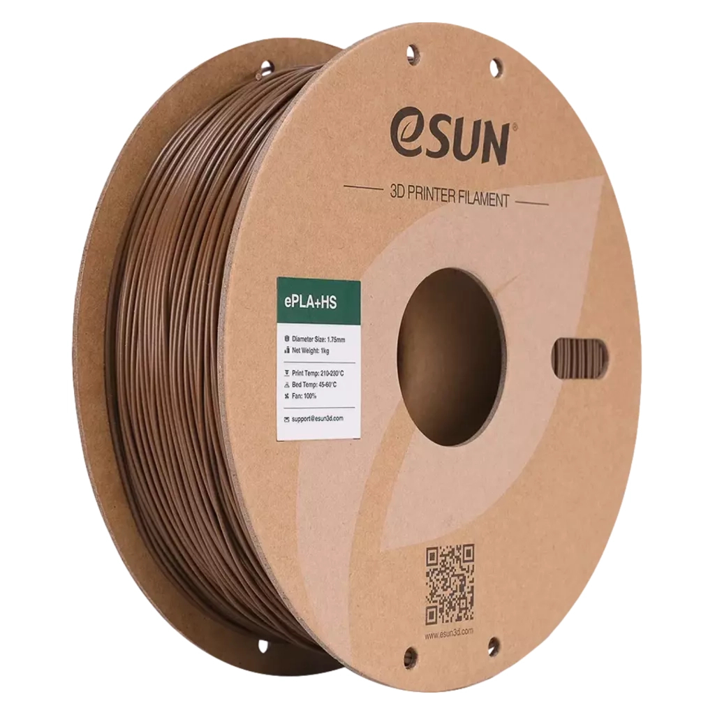 Пластик для 3D-принтера eSUN ePLA+HS, 1,75mm, 1kg, brown (EPLA+HS-P175C1) - фото 1 Пластик для 3D-принтера eSUN ePLA+HS, 1,75mm, 1kg, brown (EPLA+HS-P175C1) - фото 1
