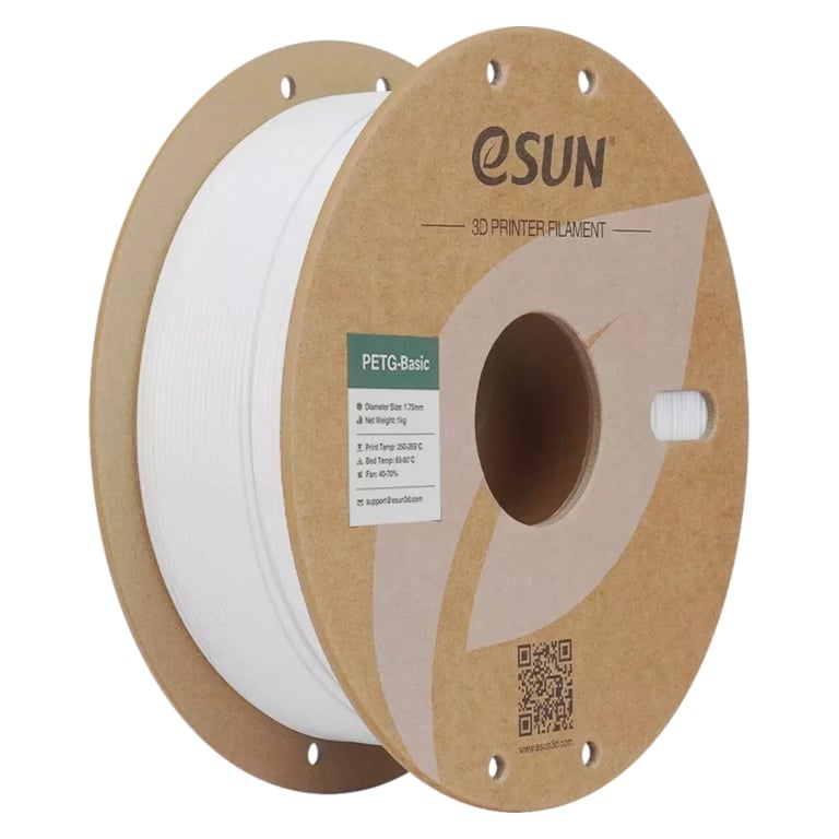 Пластик для 3D-принтера eSUN PETG 1,75mm, 1kg white (PETG-BASIC175W1P1)