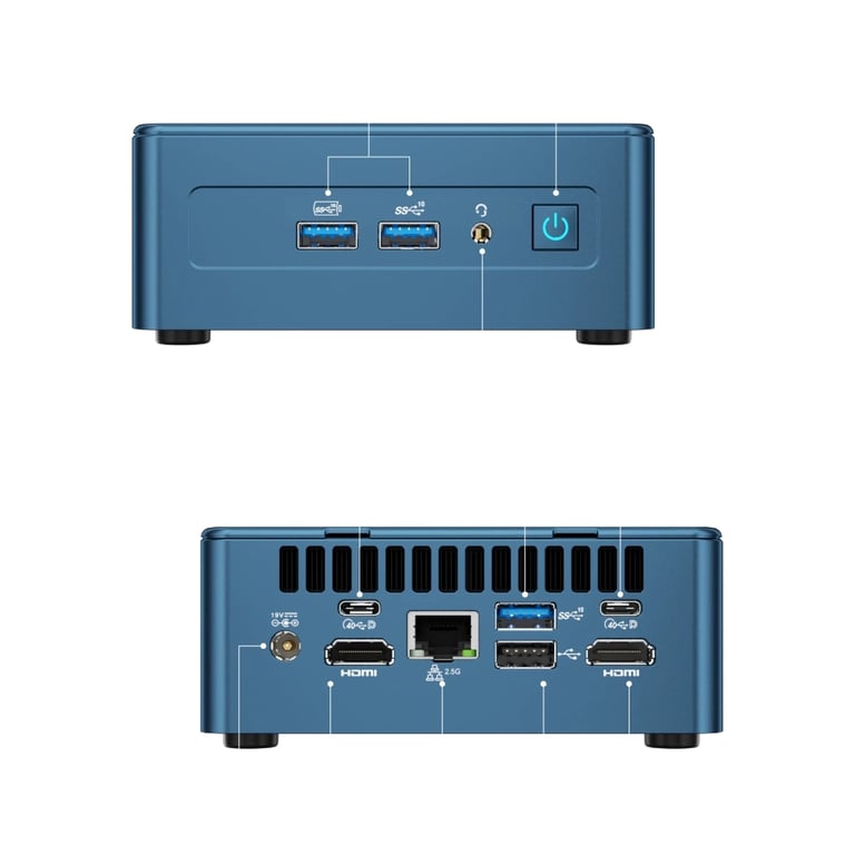Комп'ютер Geekom IT12 Mini PC / Ultra5 125U, 16, 512, WIN11Pro (GMIT12U5125U-16512-EU) - фото 2