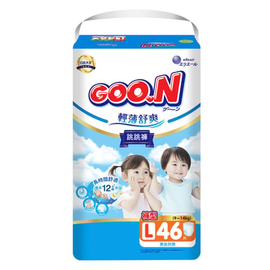 Підгузки GOO.N Slim & Comfortable Розмір 4 L 9-14 кг 46 шт (21001092) - фото 1