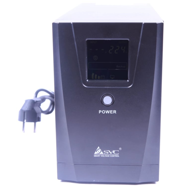 Пристрій безперебійного живлення SVC VP-1250-LCD 1250VA (VP-1250-LCD) - фото 4