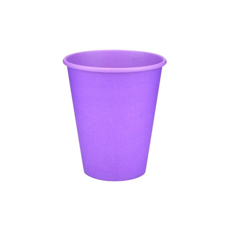 Стакани одноразові Buroclean LAVANDA CUP паперові 175 мл 50 шт (1080049)