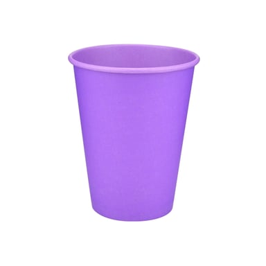 Стакани одноразові Buroclean LAVANDA CUP паперові 400 мл 50 шт (1080053) - фото 1