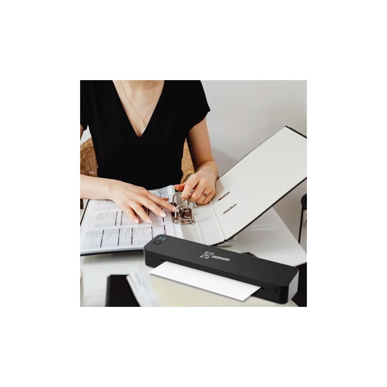 Принтер етикеток UKRMARK P832, A4, 300 dpi, wireless, Bluetooth USB Type-C, black (900347) - фото 4