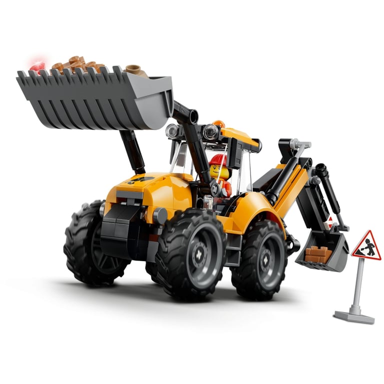 Конструктор LEGO City Жовтий екскаватор-навантажувач (60480) - фото 6
