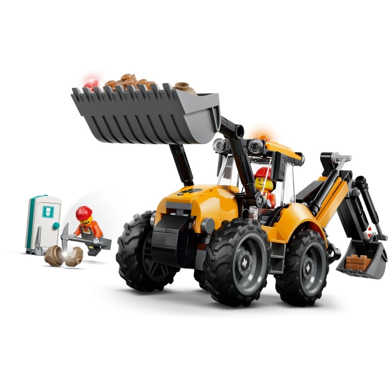 Конструктор LEGO City Жовтий екскаватор-навантажувач (60480) - фото 7