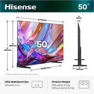 Телевізор Hisense 50E7S - фото 8