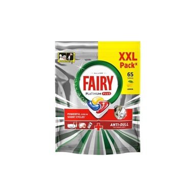 Таблетки для посудомийних машин Fairy Platinum Plus All in One Lemon 65 шт. (8006530115575) - фото 1