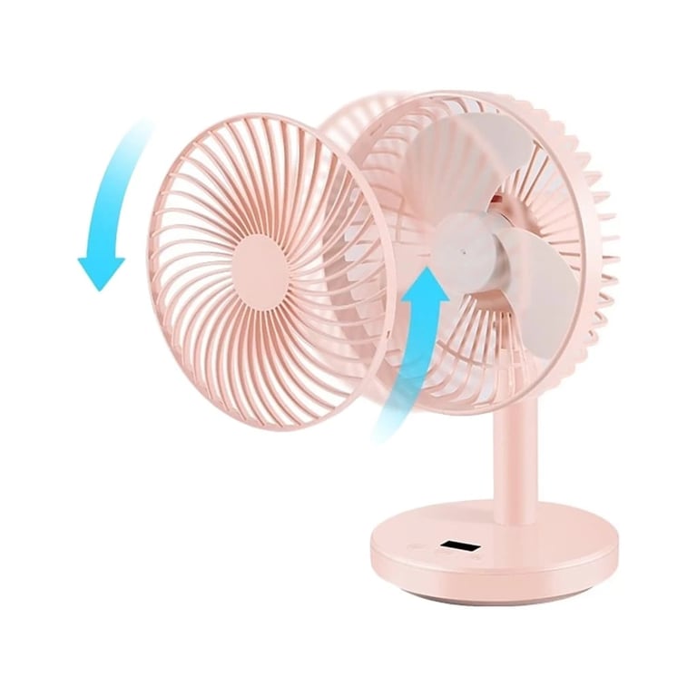 Вентилятор Jisulife Desktop small fan 01 Pink - фото 2