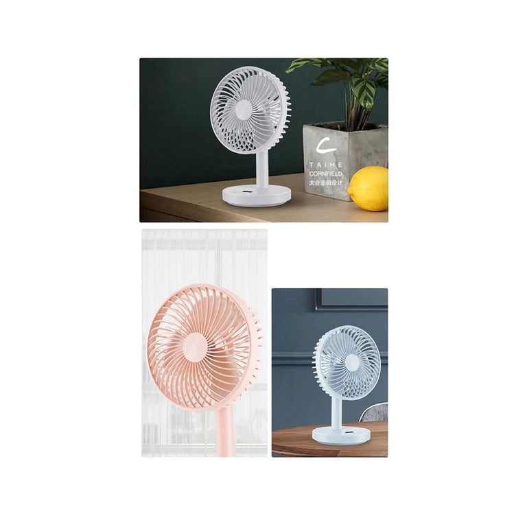 Вентилятор Jisulife Desktop small fan 01 Pink - фото 5