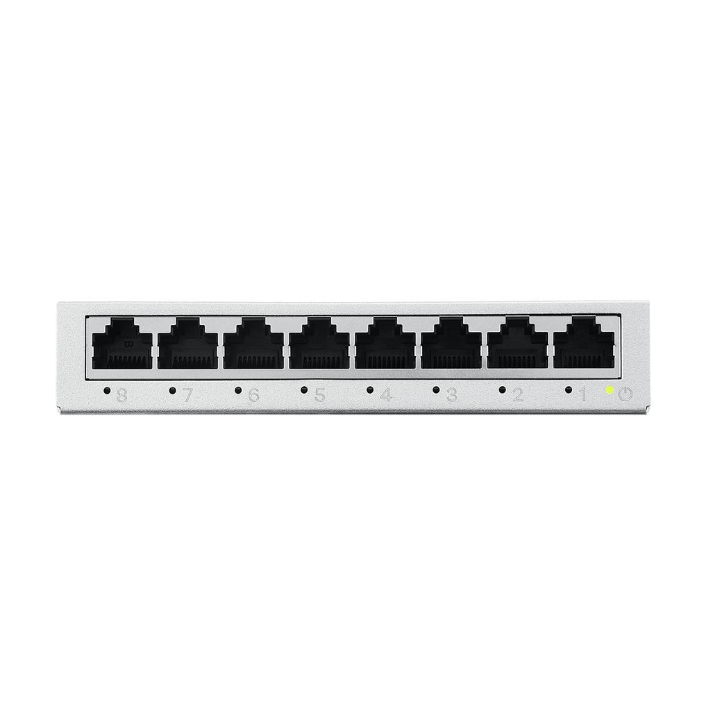 Комутатор мережевий ZyXel GS-108B v5 (GS-108BV5-EU0101F) - фото 3 Комутатор мережевий ZyXel GS-108B v5 (GS-108BV5-EU0101F) - фото 3