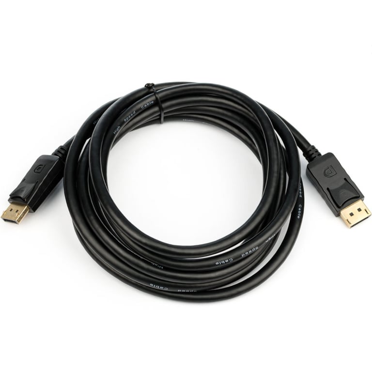Кабель мультимедійний DisplayPort M to DisplayPort M 5.0m 8K/4K black Atcom (50121) - фото 1
