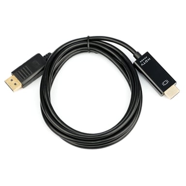 Кабель мультимедійний DisplayPort M to HDMI M 5.0m 8K/4K black Atcom (50100) - фото 1