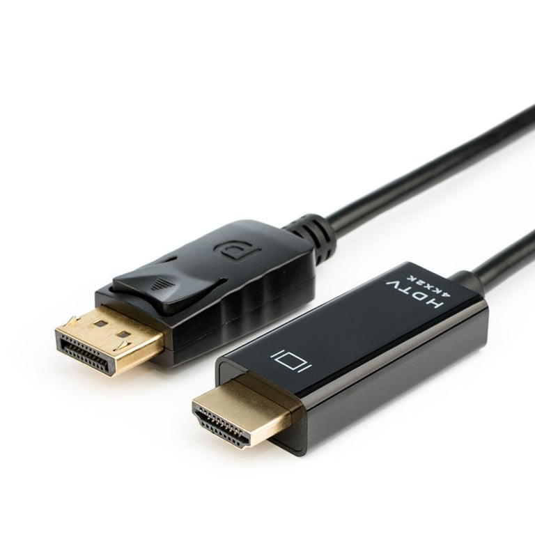 Кабель мультимедійний DisplayPort M to HDMI M 5.0m 8K/4K black Atcom (50100) - фото 2