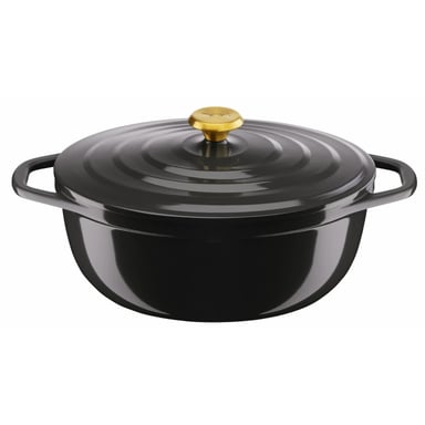 Каструля Tefal Air з кришкою 5.7л чорний (E2558904) - фото 1