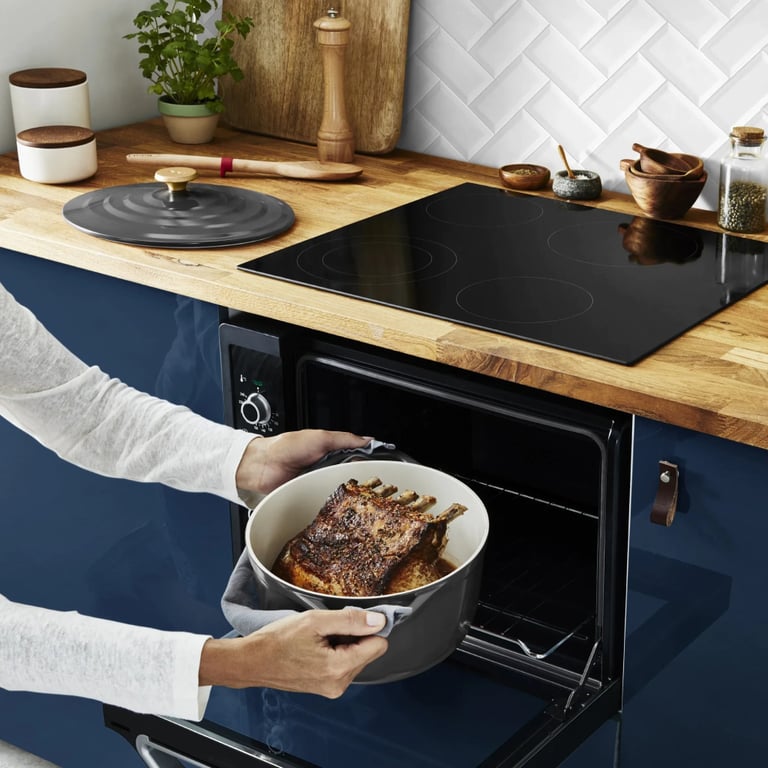 Каструля Tefal Air з кришкою 5.7л чорний (E2558904) - фото 5