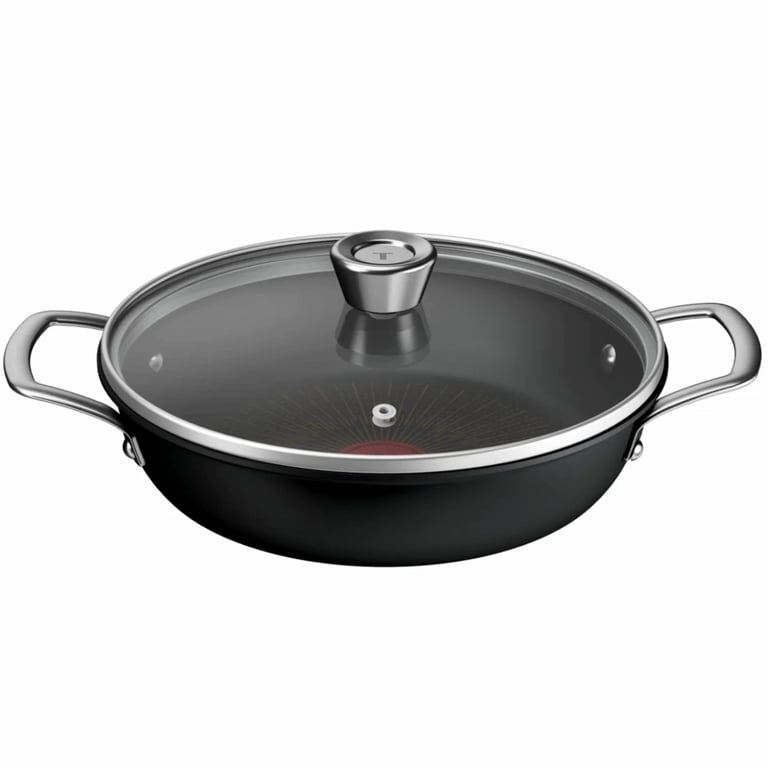 Сотейник Tefal Excellence+ з кришкою 24см чорний (G3308802)