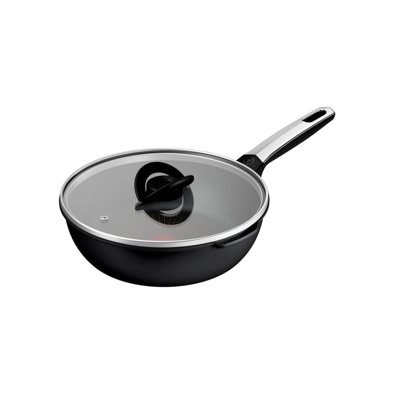 Сковорода Tefal Excellence Fusion з кришкою 24см чорний (G3388402) - фото 1