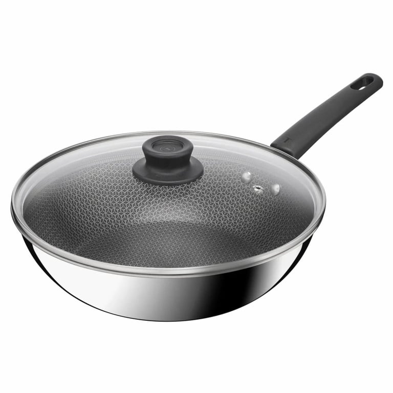 Сковорода Tefal ВОК Emotion+ Power з кришкою 28см (E3411655) - фото 1