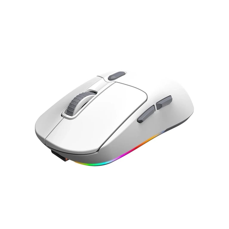 Мишка Meetion GW38 Wireless/Bluetooth/USB White (MT-GW38-B) - фото 1
