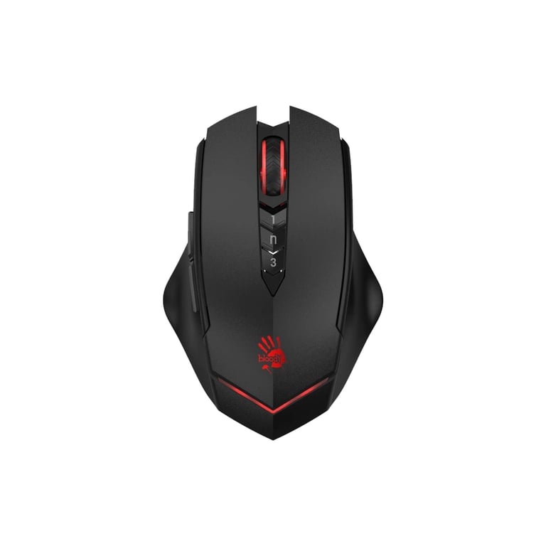 Мишка A4Tech Bloody R80 Plus Wireless/USB Black Skull (4711421003018) - фото 1