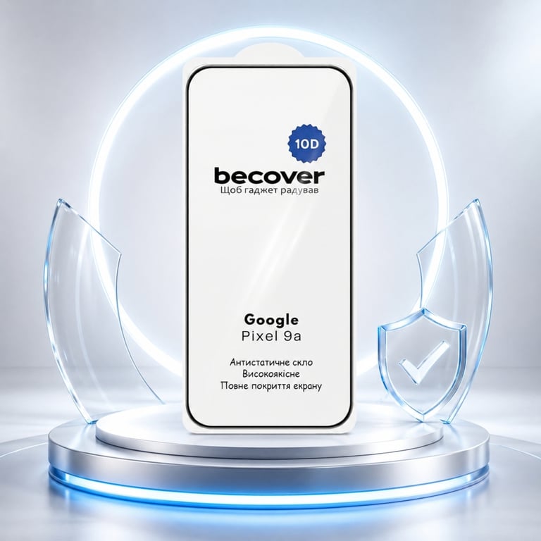 Скло захисне BeCover 10D Google Pixel 9a Black (715715) - фото 5