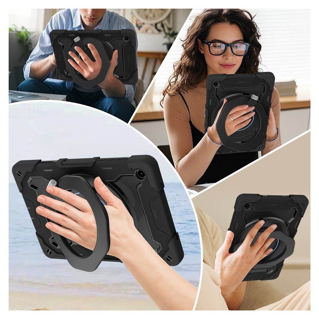 Чохол до планшета BeCover Armor Stand Samsung Galaxy Tab A11 Plus SM-X236B 11.0" Black (715500) - фото 8 Чохол до планшета BeCover Armor Stand Samsung Galaxy Tab A11 Plus SM-X236B 11.0" Black (715500) - фото 8