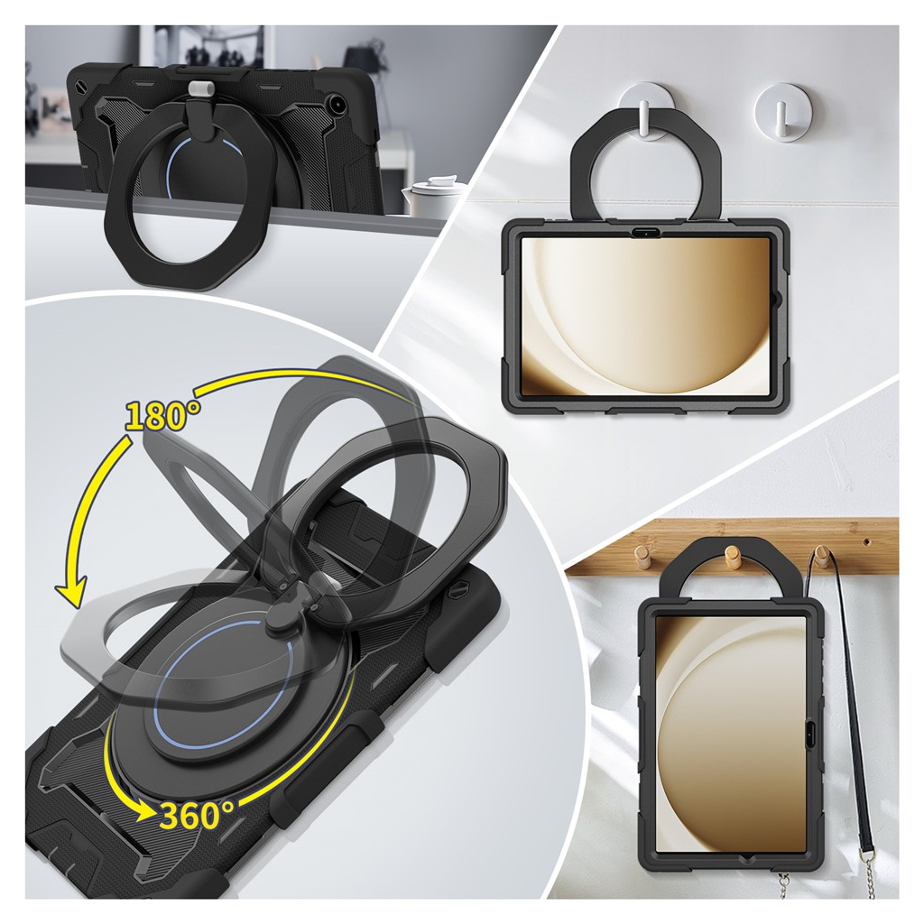 Чохол до планшета BeCover Armor Stand Samsung Galaxy Tab A11 Plus SM-X236B 11.0" Black (715500) - фото 9 Чохол до планшета BeCover Armor Stand Samsung Galaxy Tab A11 Plus SM-X236B 11.0" Black (715500) - фото 9