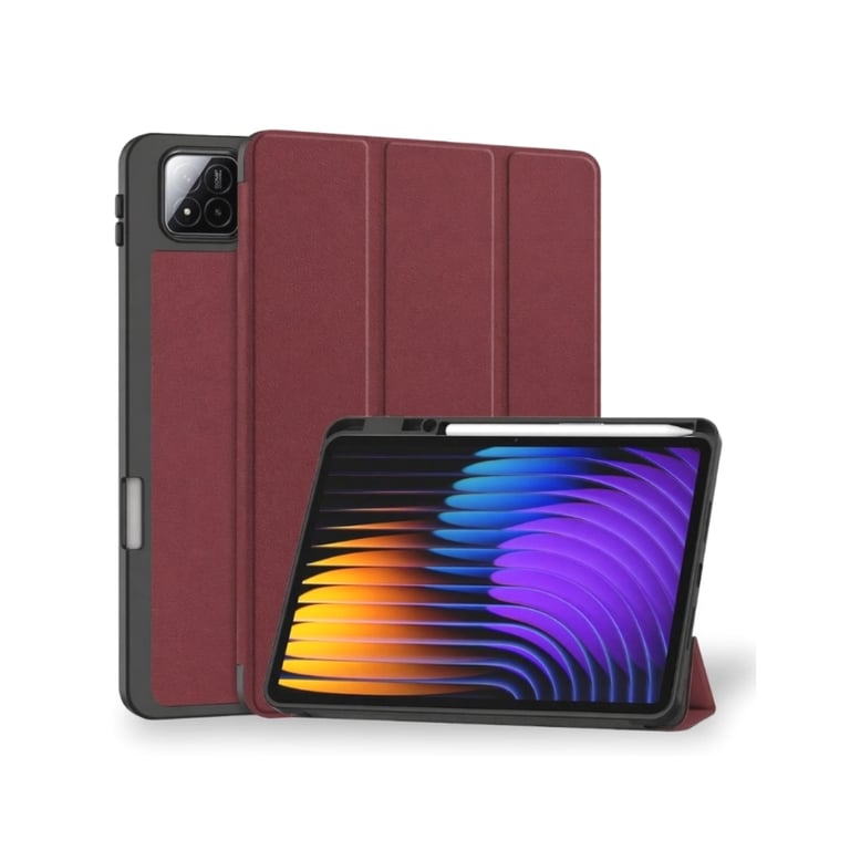 Чохол до планшета BeCover Flexible TPU Mate Xiaomi Pad 7 / 7 Pro 11.2" Red Wine (715619) - фото 1