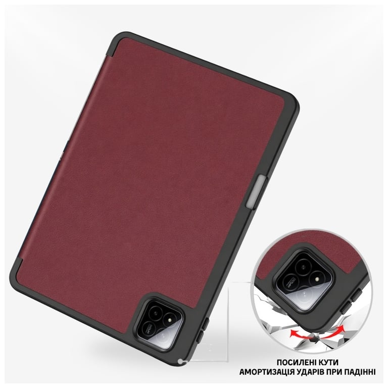Чохол до планшета BeCover Flexible TPU Mate Xiaomi Pad 7 / 7 Pro 11.2" Red Wine (715619) - фото 5