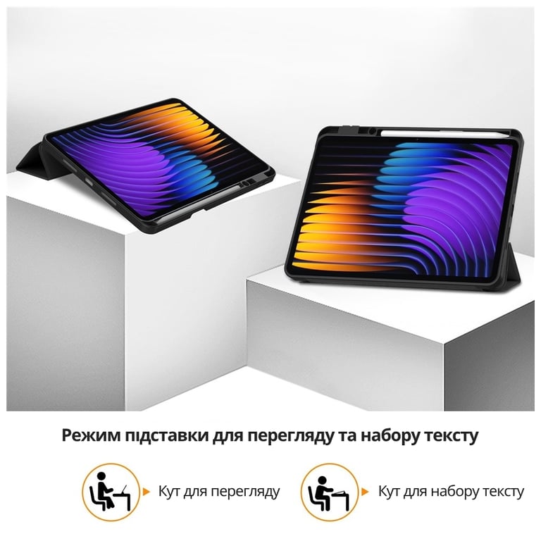 Чохол до планшета BeCover Flexible TPU Mate Xiaomi Pad 8 / 8 Pro 11.2" Black (715623) - фото 7