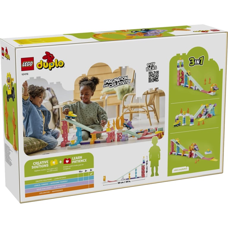 Конструктор LEGO DUPLO 3 в 1 Цікаві гірки та трампліни з автомобілями (10478) - фото 3