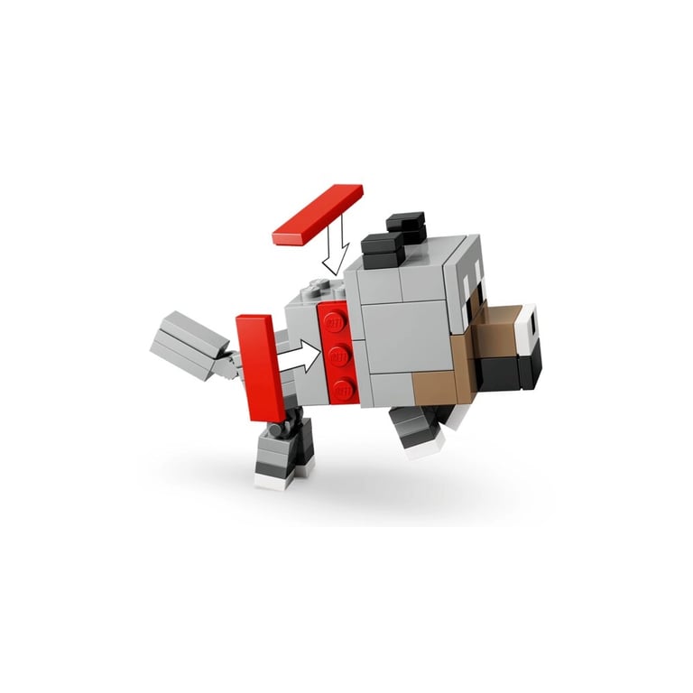 Конструктор LEGO Minecraft Курячий Жокей: атака в пустелі (21592) - фото 5