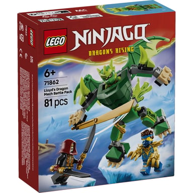 Конструктор LEGO NINJAGO Бойовий набір робота Дракона Ллойда (71862) - фото 1