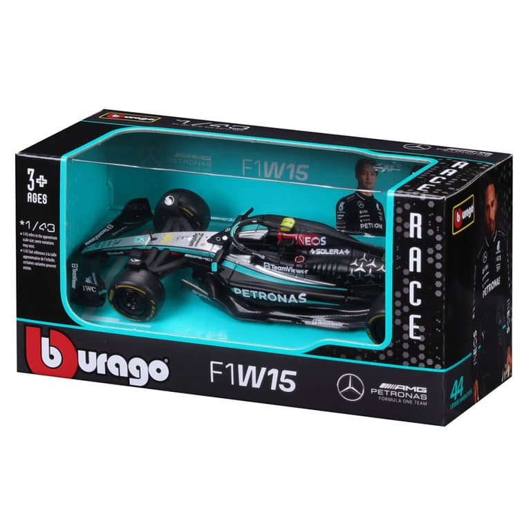 Масштабна модель автомобіля Bburago Автомодель - Mercedes-AMG F1 W15 Performance (2024), 1:43 (18-38208) - фото 10