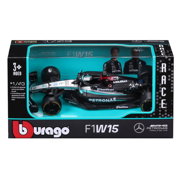 Масштабна модель автомобіля Bburago Автомодель - Mercedes-AMG F1 W15 Performance (2024), 1:43 (18-38208) - фото 6