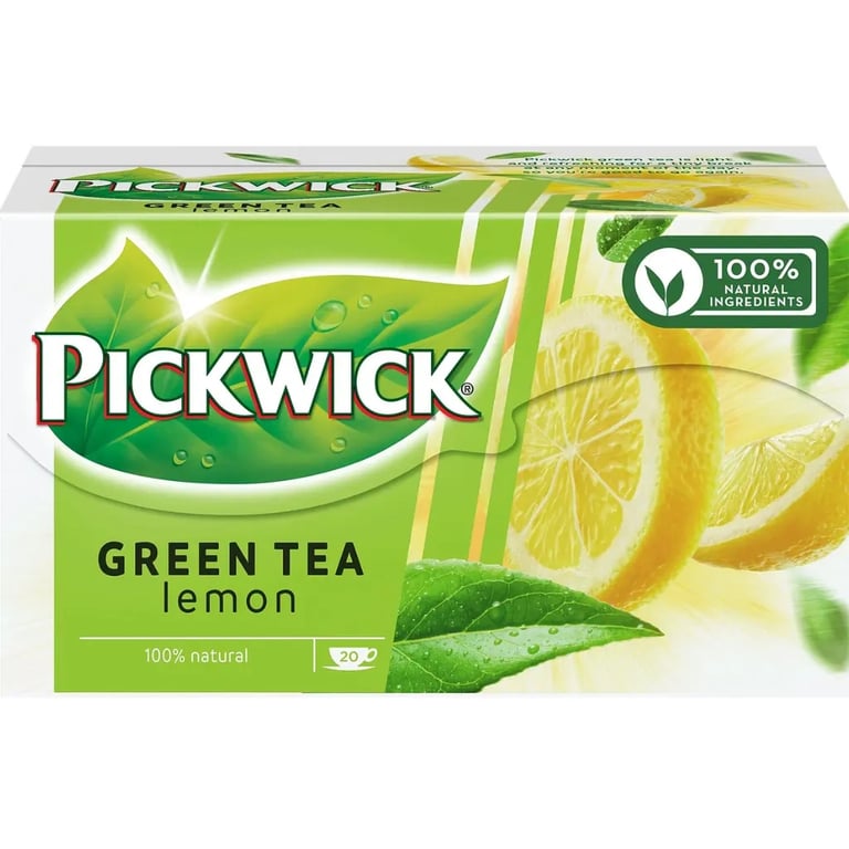 Чай Pickwick зелений з лемонграсом та цедрою лимона 20х2 г (8711000684191) - фото 2