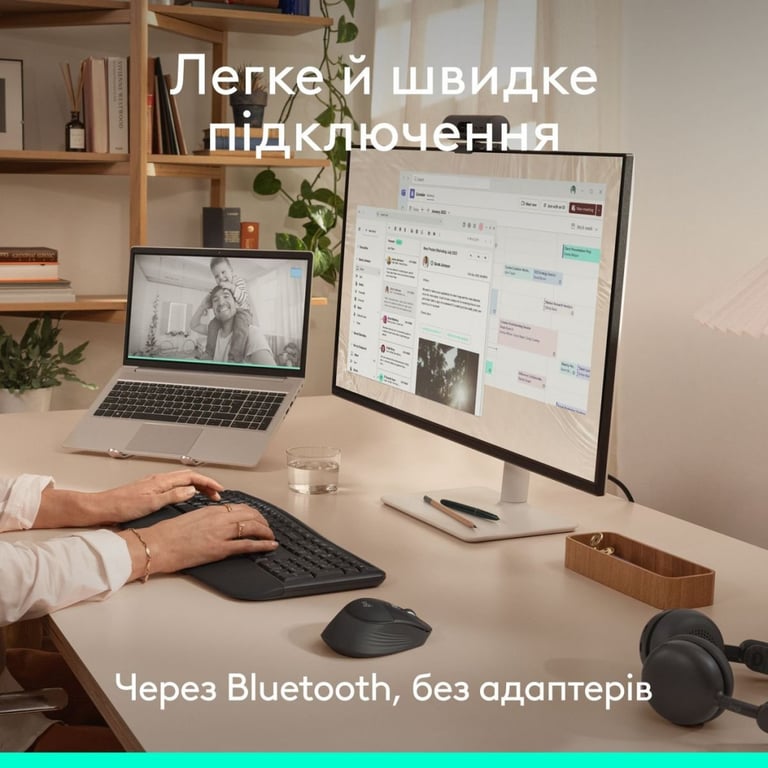 Мишка Logitech Signature Comfort Plus M850L Wireless/Bluetooth/USB-C for Business Graphite (910-007704) - фото 10