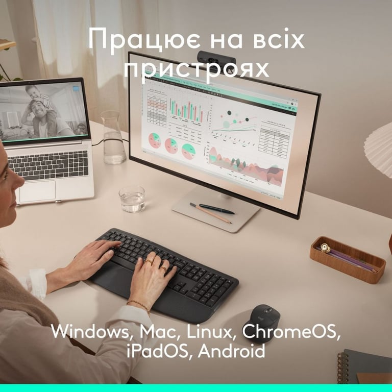 Мишка Logitech Signature Comfort Plus M850L Wireless/Bluetooth/USB-C for Business Graphite (910-007704) - фото 8