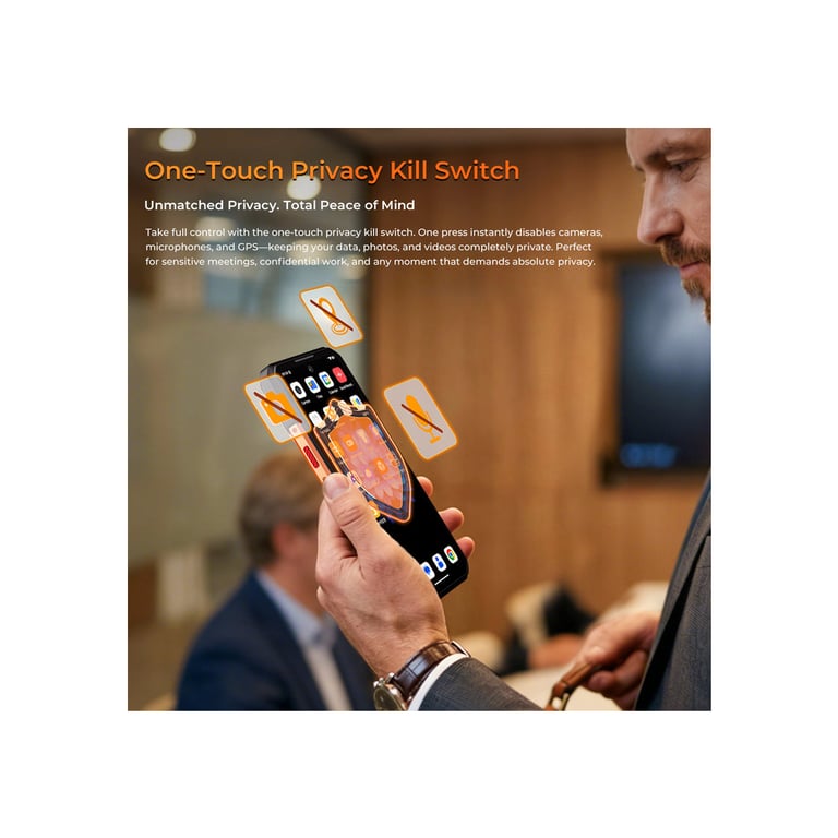 Мобільний телефон OUKITEL WP500 12/1TB Orange (6941749876706) - фото 3