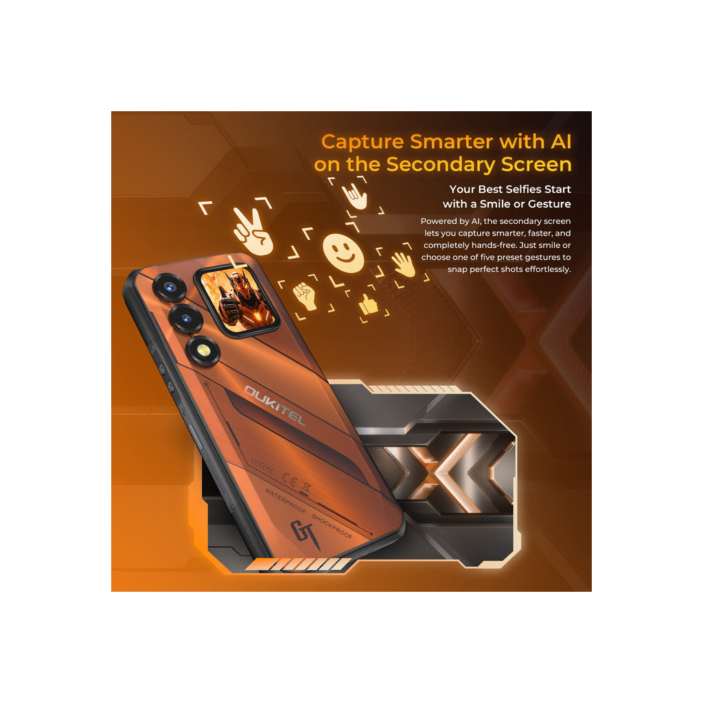 Мобільний телефон OUKITEL WP66 12/512GB Gray (6941749856883) - фото 6 Мобільний телефон OUKITEL WP66 12/512GB Gray (6941749856883) - фото 6