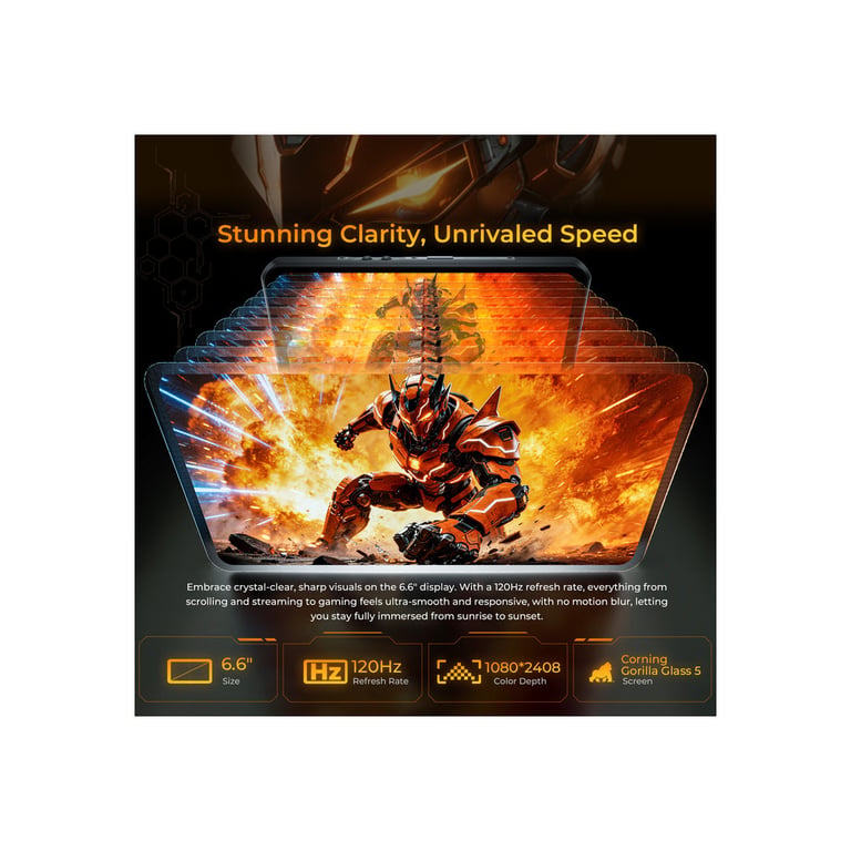 Мобільний телефон OUKITEL WP66 12/512GB Orange (6941749856845) - фото 4