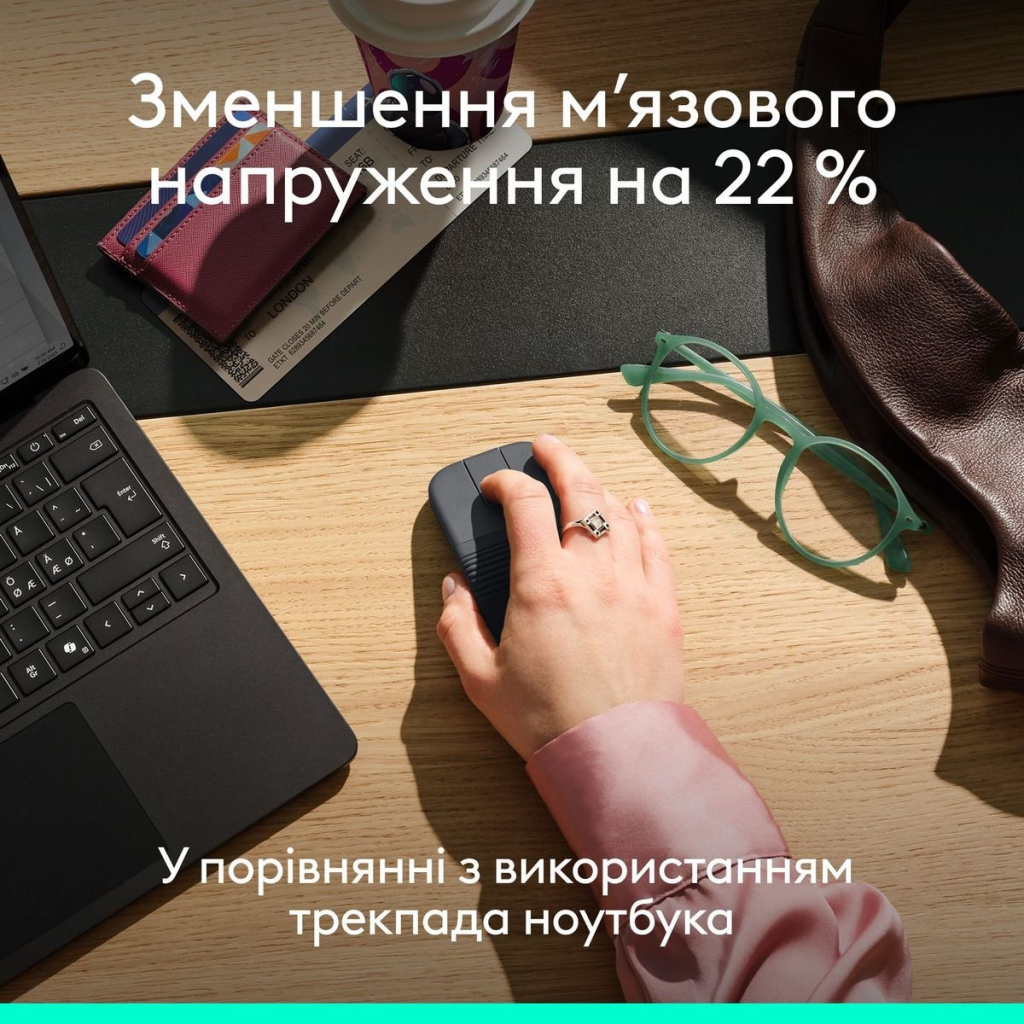 Мишка Logitech Mobi Fold Bluetooth Graphite (910-007604) - фото 4 Мишка Logitech Mobi Fold Bluetooth Graphite (910-007604) - фото 4