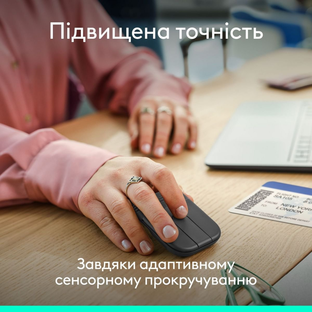 Мишка Logitech Mobi Fold Bluetooth Graphite (910-007604) - фото 6 Мишка Logitech Mobi Fold Bluetooth Graphite (910-007604) - фото 6